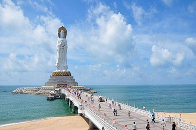 海南三亚七彩沙滩、槟榔谷、情人湾5日当地游