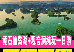 仙岛湖+仙岛湖仙湖画廊+仙岛湖观音洞一日游【多套餐可选丨纯玩丨含游船丨望仙崖+观音洞/仙湖画廊】