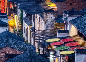 【酒店套餐 景区内官方酒店】篁岭晒秋美宿/天街酒店1晚+双人篁岭门票2日有效+双人往返索道+双人泳池+双人早餐