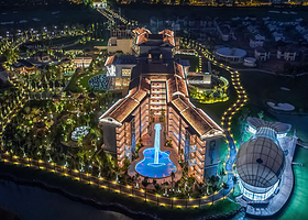 【酒店套餐】琼海官塘假日度假酒店（1晚）+双早+双人温泉+高尔夫模拟器体验