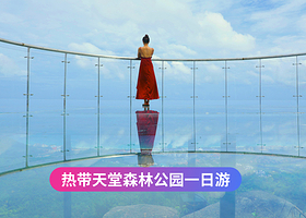 三亚亚龙湾热带天堂森林公园一日游【门票+上下山游览车+可选玻璃栈道】
