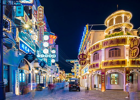 【不限次入园】换装体验横店影视城广州街影视主题精品酒店1晚/2晚+畅玩横店影视城景区|双人/单人门票+早餐