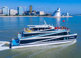 澳门环岛游丨珠澳夜游【自选航班 快速出票 港珠澳大桥 出海游船 赏澳观桥】珠海湾仔旅游码头出发 珠澳海湾游