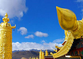 迪庆香格里拉虎跳峡+噶丹松赞林寺+纳帕海+独克宗古城一日游【丽江出发小团香格里拉一日游 】