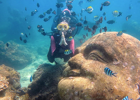 三亚分界洲岛旅游区一日游【（可选不限时堡礁浮潜/魔鬼鱼鳐鱼浮潜/玻璃船航拍）纯玩一日游含往返门船票+接送】