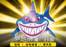 青岛极地海洋公园+石老人海水浴场+青岛电视塔+奥帆中心+青岛海上观光一日游【严选私家团行程·亲子优享之旅】