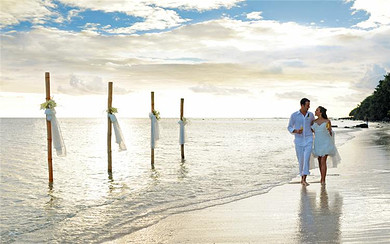 蜜月首选 广州直飞 正点航班 毛里求斯银色沙滩