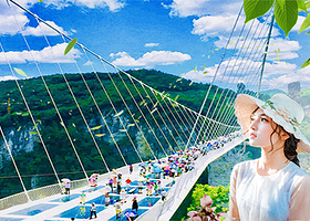 张家界大峡谷景区(玻璃桥)一日游【一价全含无自费+VIP品质团+无自费+含接送+赠送中餐+网红景点打卡】