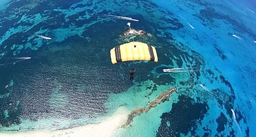 罗特尼斯岛跳伞 Rottnest Island 海景跳伞