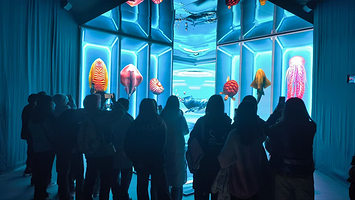 《無限之海》沉浸式AI数字艺术展