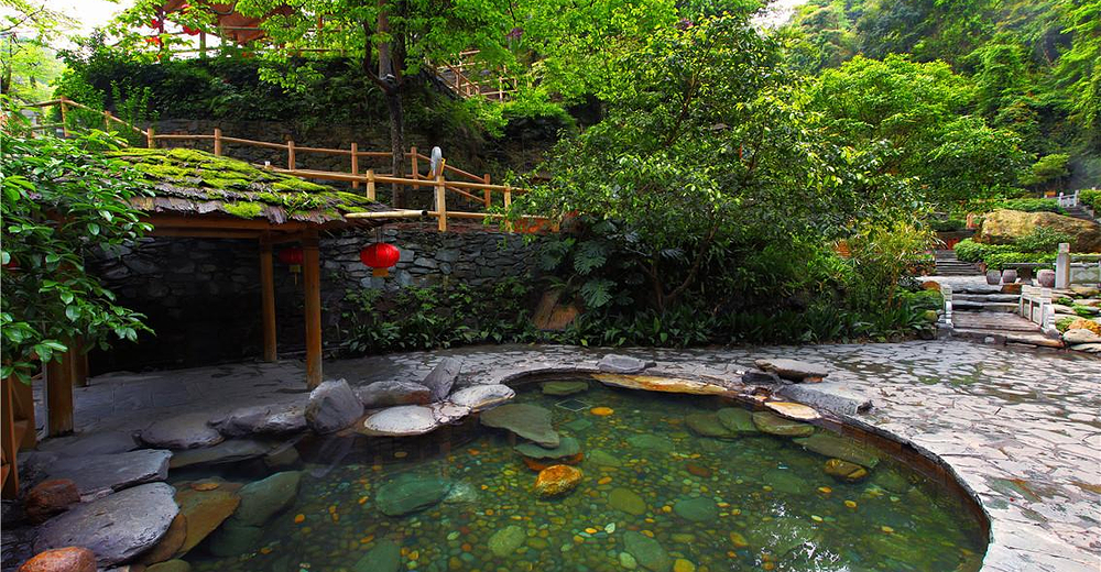 龙胜温泉桂林往返交通成人票住龙福山庄含1早1晚餐