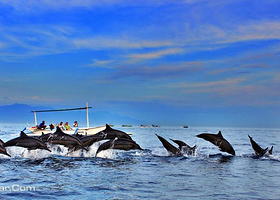 巴厘岛罗威那海滩