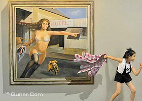 安娜俄韩3D画展室