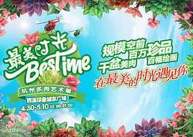 杭州多肉艺术展