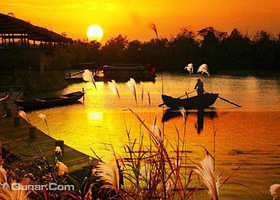 西溪湿地印象摇橹船