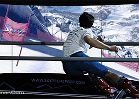 司凯泰思室内动感3D滑雪场