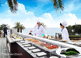 济州岛海滩烤烤自助餐