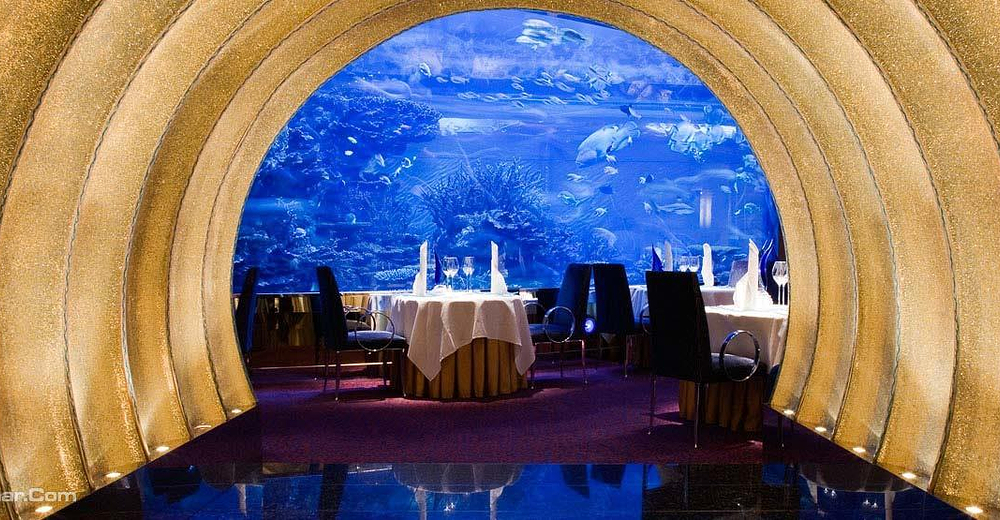 七星帆船酒店&海底餐厅al mahara三道式午餐儿童