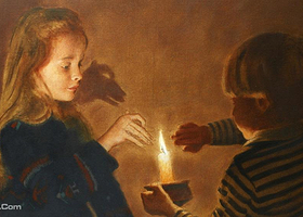 想你时DIY艺术蜡烛