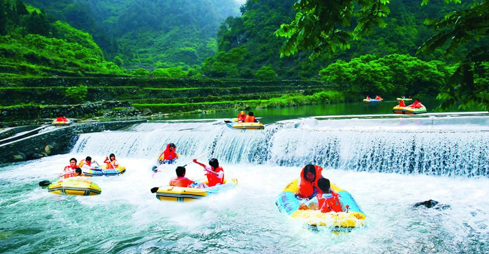 【4小时后入园】千岛湖金峰峡谷漂流双人票【电子票】