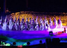 《漓水古越》山水实景演出