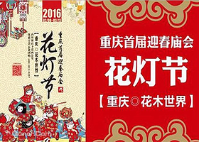 重庆首届迎春庙会花灯节
