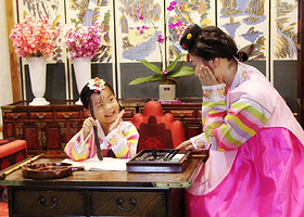 济州岛古宫韩服体验