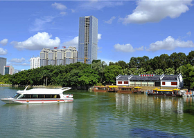 南宁民歌湖船游