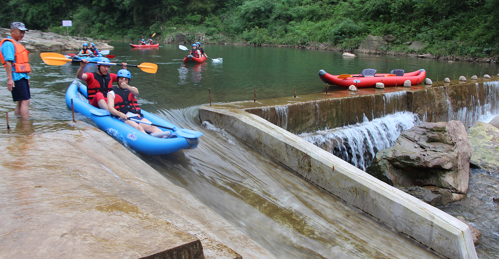 青城两河漂流淡季票