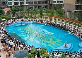 巴黎豪庭游泳池