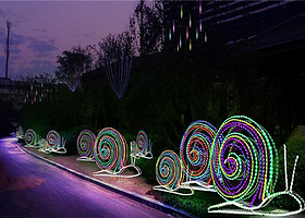 崇州廖家乡里乡情灯会