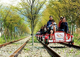 济州岛铁路自行车