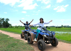 暹粒四驱摩托车单人ATV