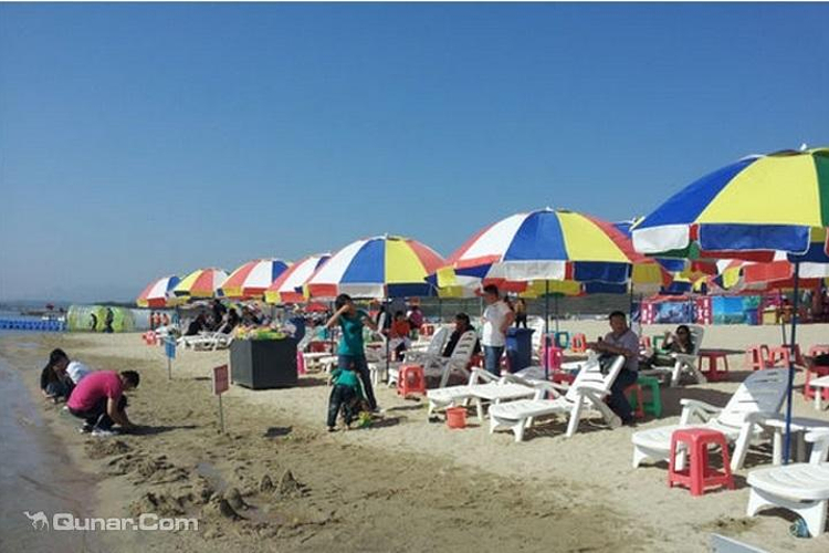 龙门湖沙滩浴场旅游