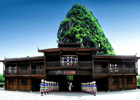 桂林多耶古寨 蛇王李景区