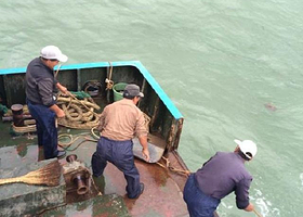 日照任家台出海观光捕渔