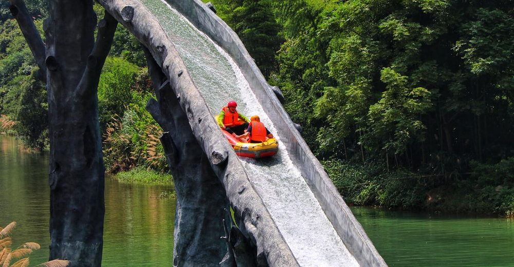 p浙江桐庐百岁峡抢滩漂流双人票