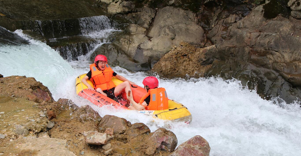 p浙江桐庐百岁峡抢滩漂流双人票