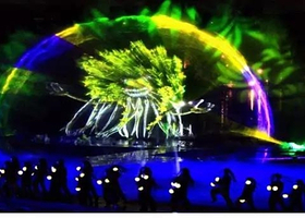 平顶山国际灯光节与水幕电影