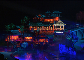 大型壮族神话实景剧《花山》