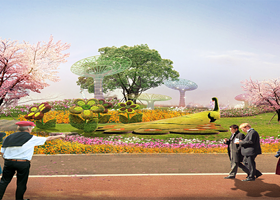 2019眉山樱花博览园新春灯会