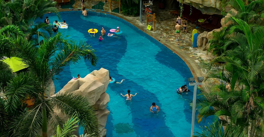 苏州乐园四季悦温泉 1大1小 亲子票 千票旅游 景点门票预订