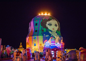 满洲里口岸套娃主题酒店