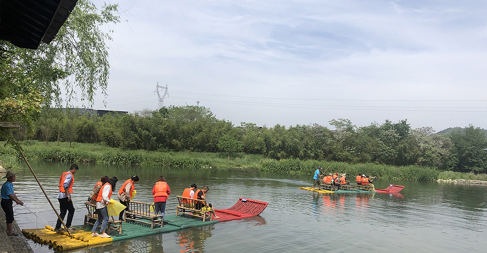 安吉黄浦江源漂流双人票皮筏/竹筏2选1 电子票 出行网 景点门票预订
