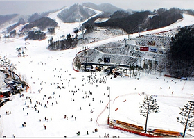 韩国橡树谷Oak Valley滑雪度假村