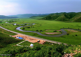 乌兰毛都草原旅游观光驿站