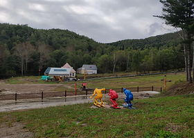林海雪原风景区雾凇顶观光索道