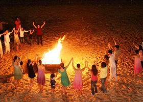 贺州土瑶寨篝火晚会
