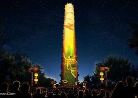 《铁塔光影秀·铁塔传奇》演出