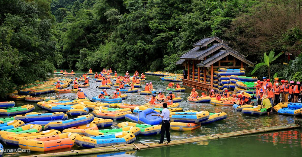 百色大王岭漂流景区大王岭漂流门票提前一天